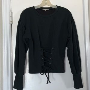 Corset Tie Sweatshirt size xs